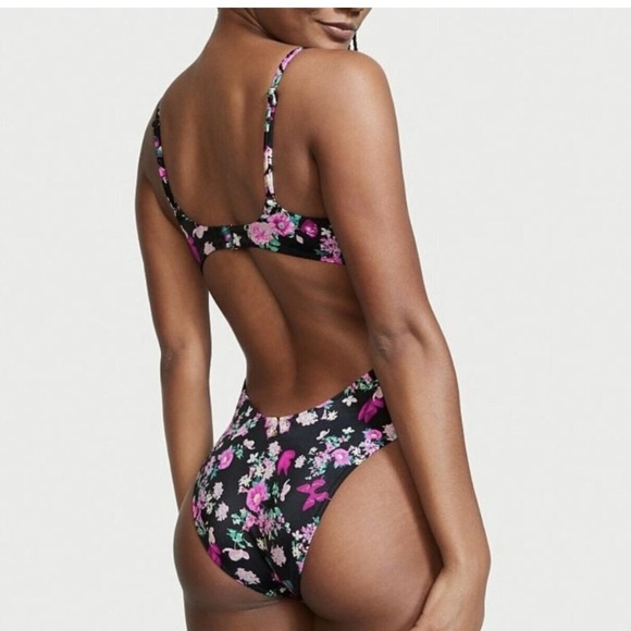 NWT VS Floral Butterfly Print Swimsuit - Picture 2 of 2